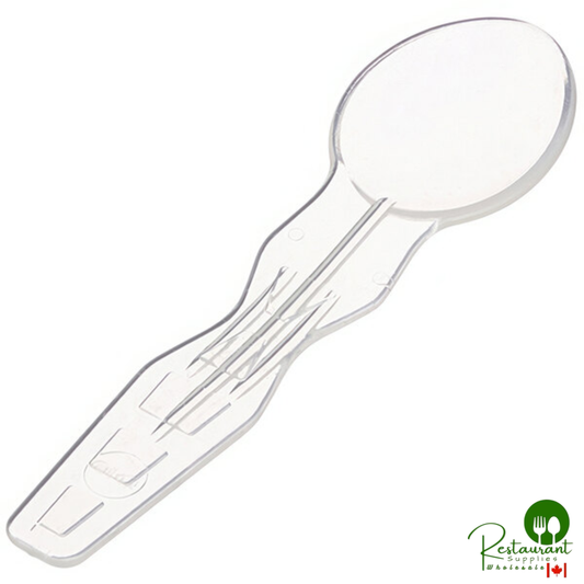 Fineline SE1001.CL SelfEco 3 7/16" Clear PLA Mini Spoon - 200/Case