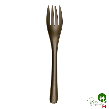 Jungle Bloom 6 11/16" Dark Green No PFAS Added Compostable CPLA Plastic Fork - 1,000/Case