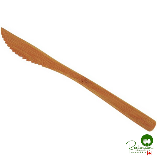 Solia 7 1/2" Varnished Natural Bamboo Knife - 240/Case