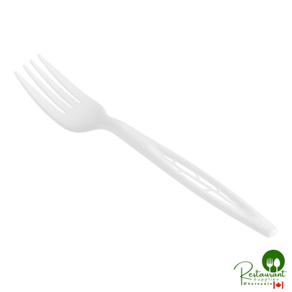 Stalk Market Heavy Weight White CPLA Fork 6 1/2" - 1,000/Case