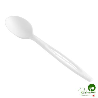 Stalk Market Heavy Weight Black CPLA Spoon 6 1/2" - 1,000/Case
