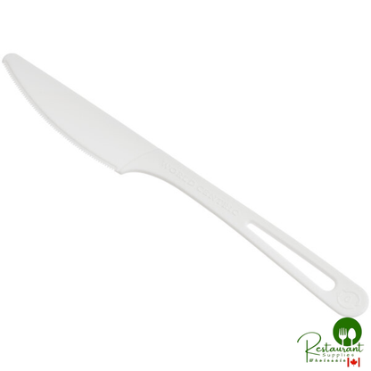 World Centric 6 11/16" Compostable TPLA Knife - 1,000/Case
