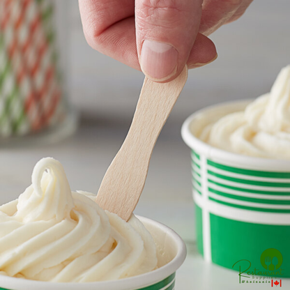 3" Eco-Friendly Unwrapped Wooden Taster Spoon By Prime - 10,000/Pack