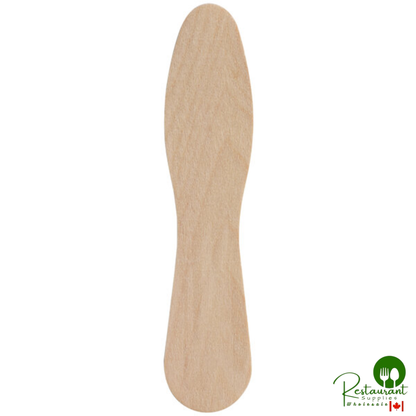 3" Eco-Friendly Unwrapped Wooden Taster Spoon By Prime - 10,000/Pack