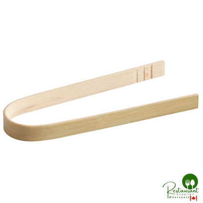 3" Compostable Bamboo Tongs By Prime - 500/Case