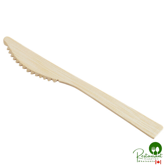 6 1/2" Compostable Bamboo Knife By Prime - 4,000/Case