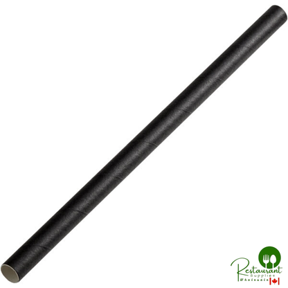 7 3/4" Giant Red and White Striped Unwrapped Paper Straw By Prime - 2,800/Case | Canada