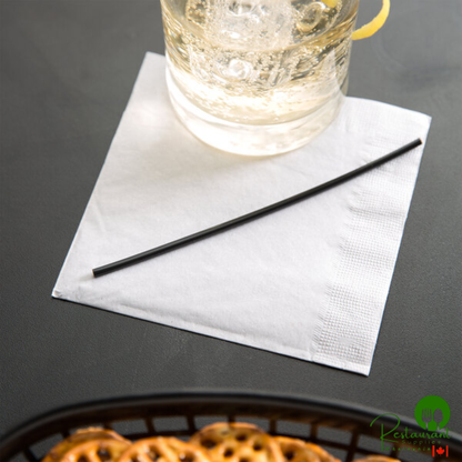 Eco-Products EP-ST513 5 3/4" Black Unwrapped Compostable Plastic Cocktail Straw - 20,000/Case | Canada