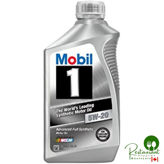 MOBIL 1 5W-20 100% SYNTHETIC ENGINE OIL – CASE OF 6 – 1 QUART BOTTLES