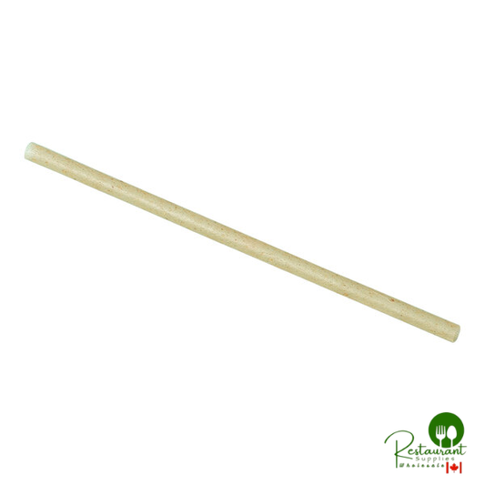 Greenprint 8 1/4" Natural Agave Giant Wrapped Straw - 1,200/Case