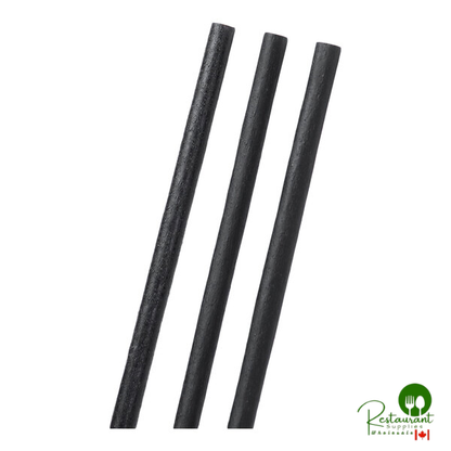 Greenprint 8 1/4" Natural Agave Giant Unwrapped Straw - 1,200/Case | Canada