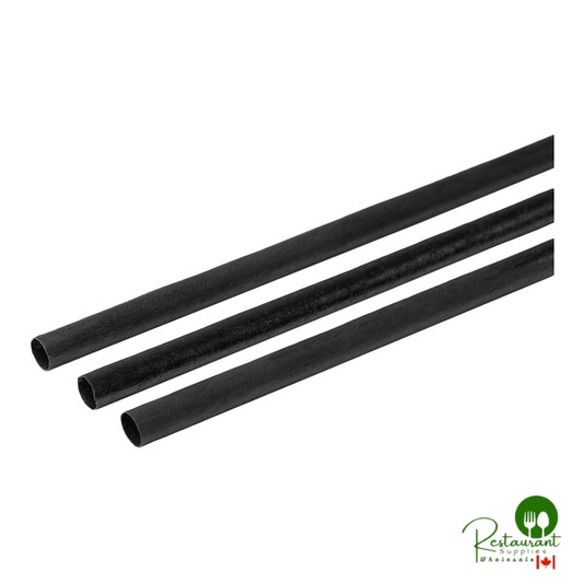Greenprint 6" Black Agave Jumbo Wrapped Straw - 3,200/Case