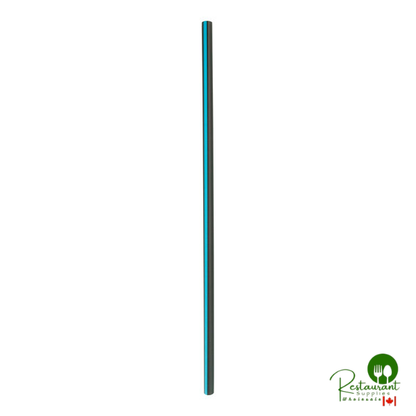 Phade 7 3/4" Jumbo Blue Wrapped Compostable Straw - 3,750/Case | Canada