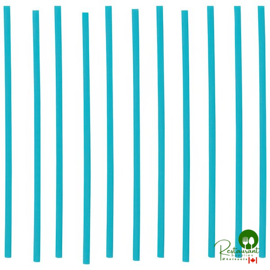 Phade 5" Blue Unwrapped Compostable Sip Straw - 6,000/Case