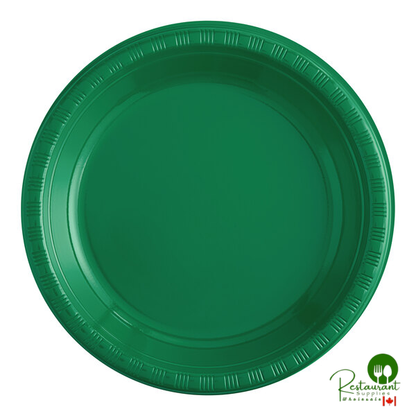 Creative Converting 28314731 10" Cobalt Blue Plastic Plate - 240/Case
