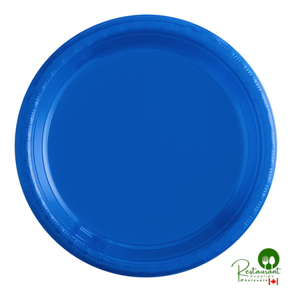 Creative Converting 28191011 7" Sunkissed Orange Plastic Plate - 240/Case