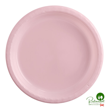 Creative Converting 28191011 7" Sunkissed Orange Plastic Plate - 240/Case