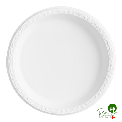 Ecopax 9" Black Mineral-Filled Polypropylene Plate - 400/Case