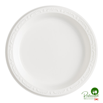 Ecopax 7" Black Mineral-Filled Polypropylene Plate - 900/Case