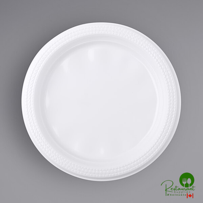 Fineline ReForm 9" Black Polypropylene Plate - 400/Case