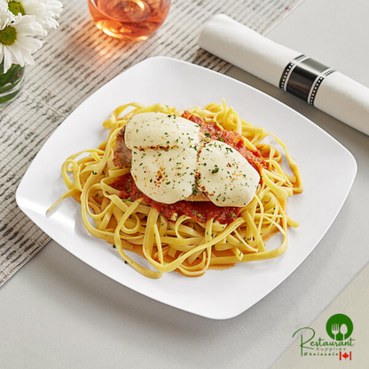 Fineline Renaissance 1510-WH 10" White Plastic Plate - 120/Case