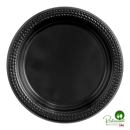 Fineline ReForm 7" Black Polypropylene Plate - 800/Case