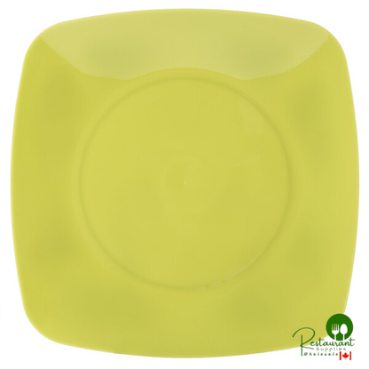 Fineline Renaissance 1508-BK 7 1/2" Black Plastic Salad Plate - 120/Case