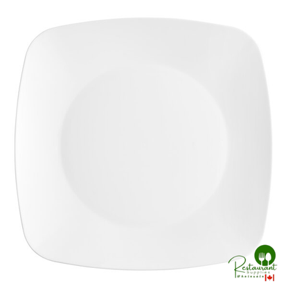 Fineline Renaissance 1508-BK 7 1/2" Black Plastic Salad Plate - 120/Case