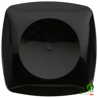 Fineline Renaissance 1506-BK 5 1/2" Black Plastic Dessert Plate - 120/Case
