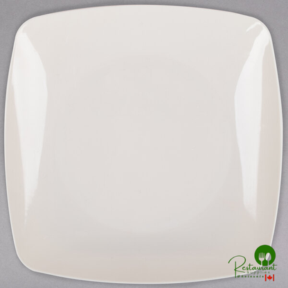 Fineline Renaissance 1506-BK 5 1/2" Black Plastic Dessert Plate - 120/Case