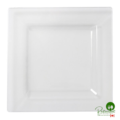 Fineline Settings 1604-BK Solid Squares 4 1/2" Black Square Cocktail Plate - 120/Case