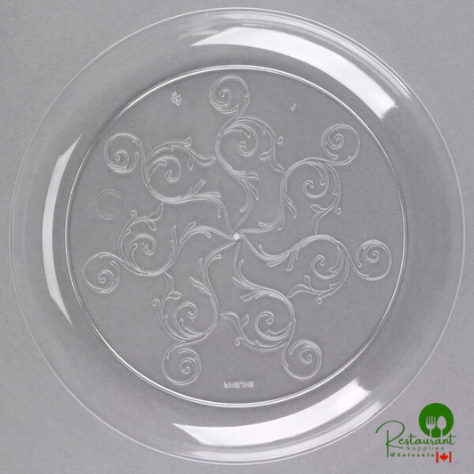 Fineline Savvi Serve 306 6" Clear Plastic Plate - 240/Case