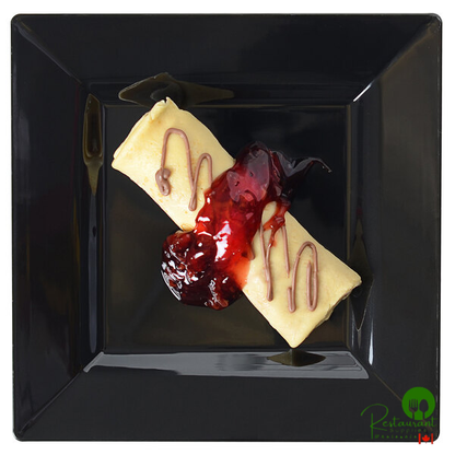 Fineline Settings 1606-WH Solid Squares 6 1/2" White Square Dessert Plate - 120/Case | Canada