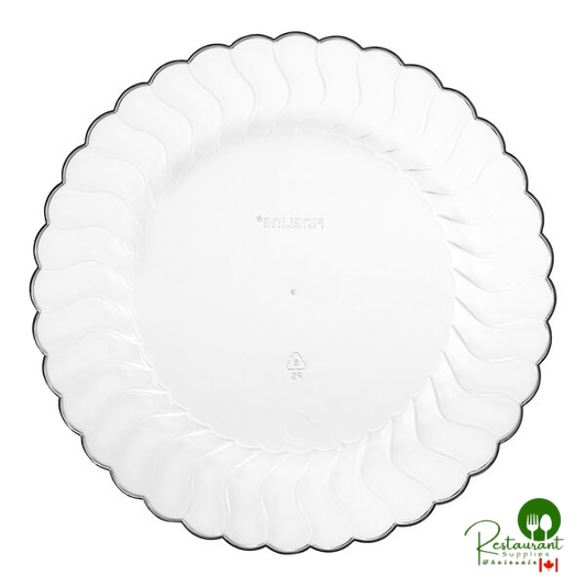 Fineline Flairware 206-CL 6" Clear Plastic Plate - 180/Case