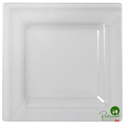 Fineline Settings 1608-BK Solid Squares 8" Black Square Salad Plate - 120/Case | Canada