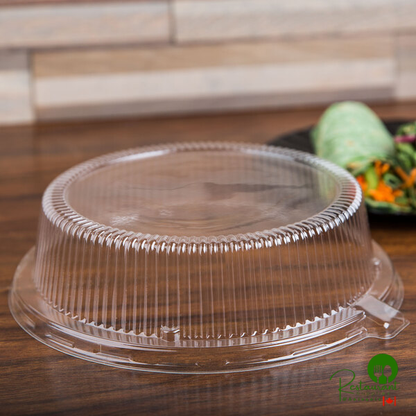 Fineline Platter Pleasers 9209-L 9" Clear Dome Lid - 120/Case | Canada