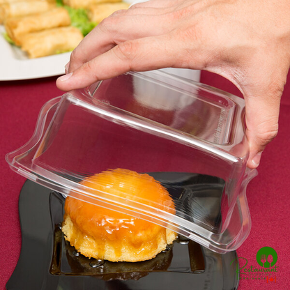 Fineline Wavetrends 106-L 6 1/2" Clear Dome Lid - 120/Case | Canada