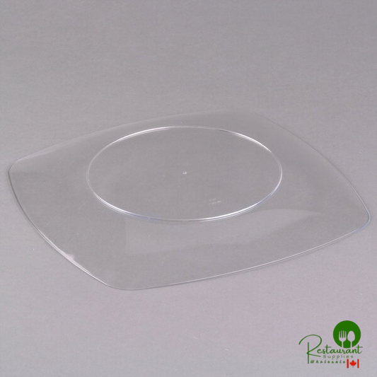 Fineline Renaissance 1510-CL 10" Clear Plastic Plate - 120/Case