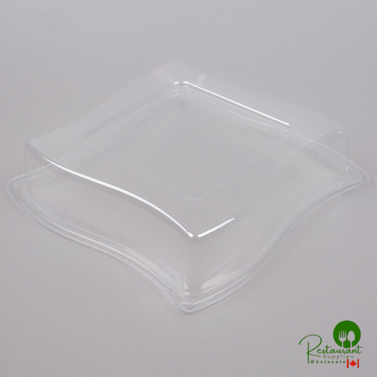 Fineline Wavetrends 109-L 9 1/2 Clear Dome Lid - 120/Case