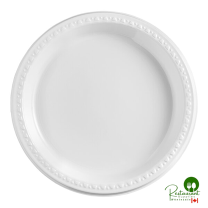Huhtamaki Chinet Black Heavyweight Plastic Plate 9" - 500/Case | Canada