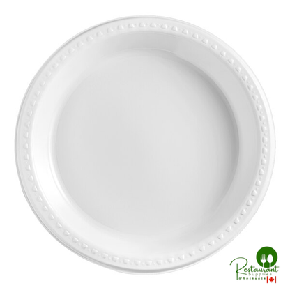 Huhtamaki Chinet Black Heavyweight Plastic Plate 10" - 500/Case | Canada