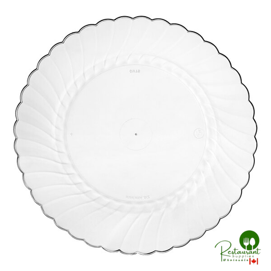 WNA Comet CW75180 Classicware 7 1/2" Clear Plastic Plate - 180/Case