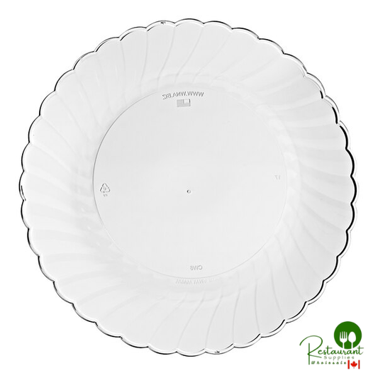 WNA Comet CW6180 Classicware 6" Clear Plastic Plate - 180/Case
