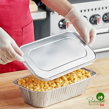 Western Plastics Third Size Foil Steam Table Pan Lid - 100/Case