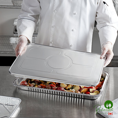 Foil Steam Table Pan Lid - Full Size By Prime - 50/Case