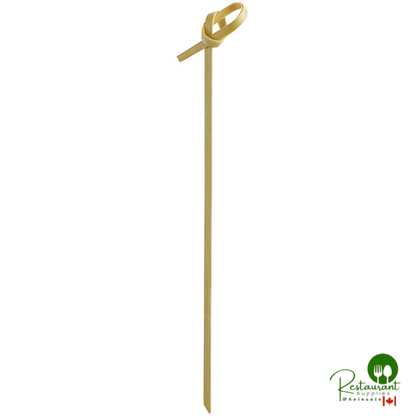 Compostable 4 3/4" Bamboo Knot Food Pick / Skewer By Prime - 1,000/Case