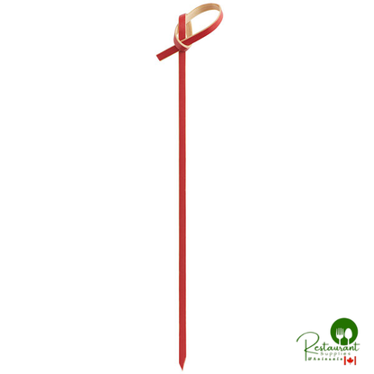 Compostable 4 3/4" Bamboo Knot Food Pick / Skewer By Prime - 1,000/Case