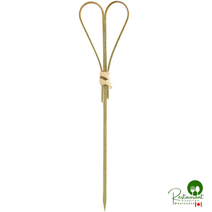 4 3/4" Compostable Bamboo Heart Food Pick / Skewer By Prime - 1,000/Case