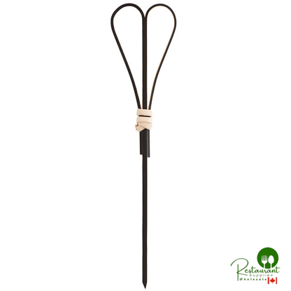 4 3/4" Compostable Bamboo Heart Food Pick / Skewer By Prime - 1,000/Case
