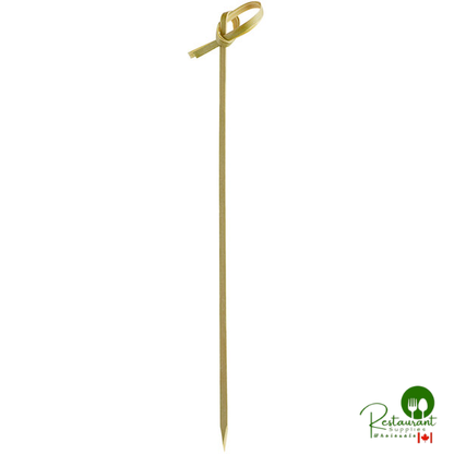 Compostable 6" Bamboo Knot Food Pick / Skewer By Prime - 1,000/Case